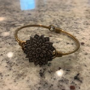 Luca + Danni Silver & gold flower bracelet